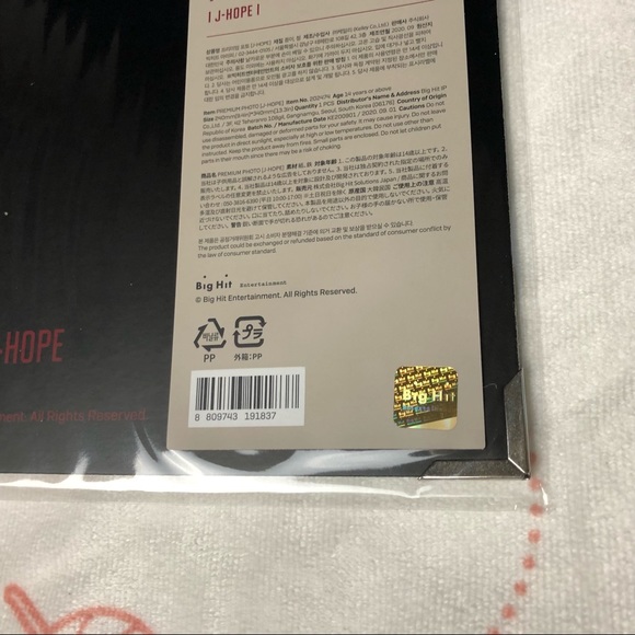 BTS Jhope Map Of The Soul ON:E Premium Photo - Picture 3 of 3